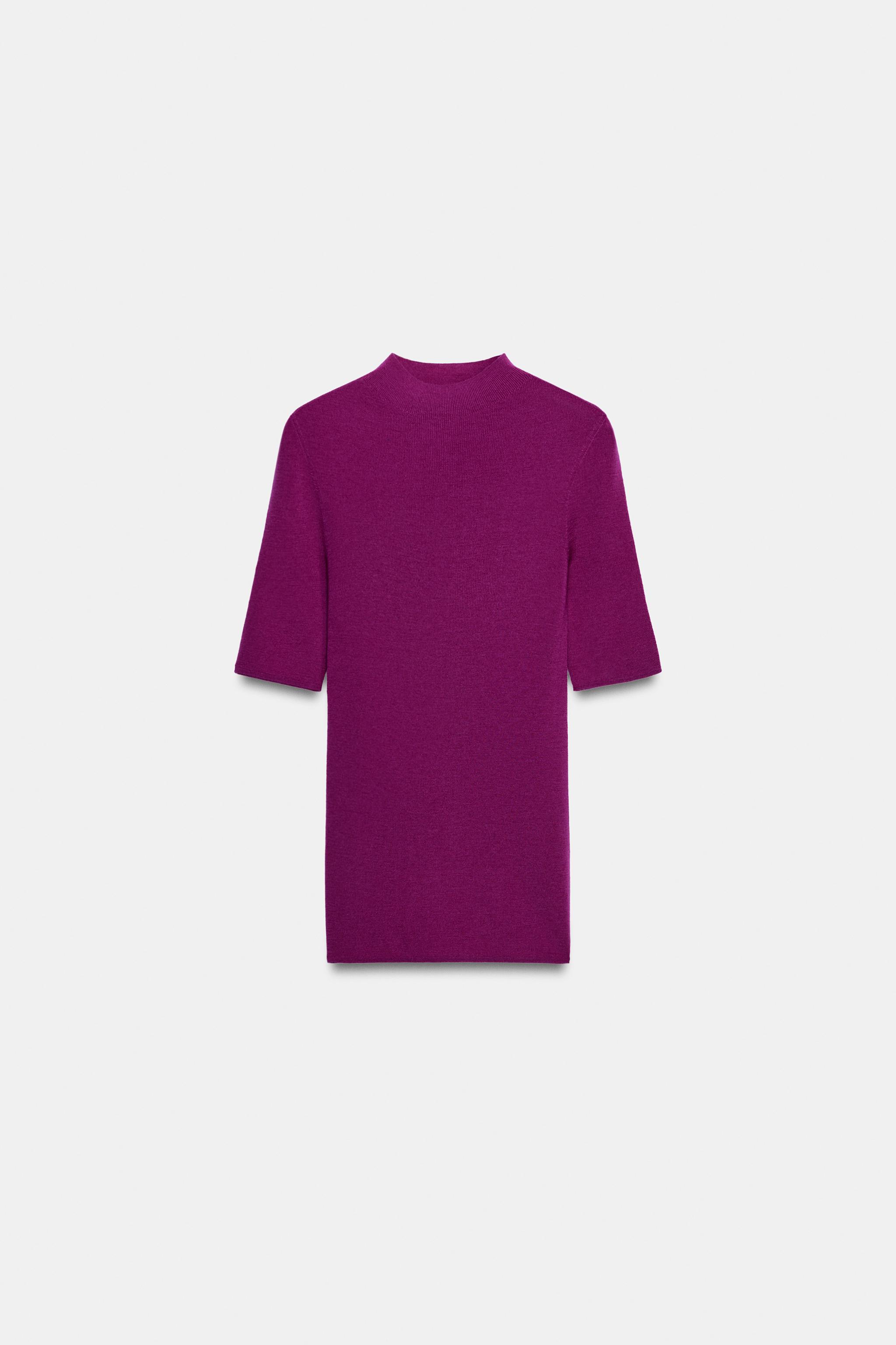 TOP 100 % LAINE EXTRAFINE MANCHES COURTES